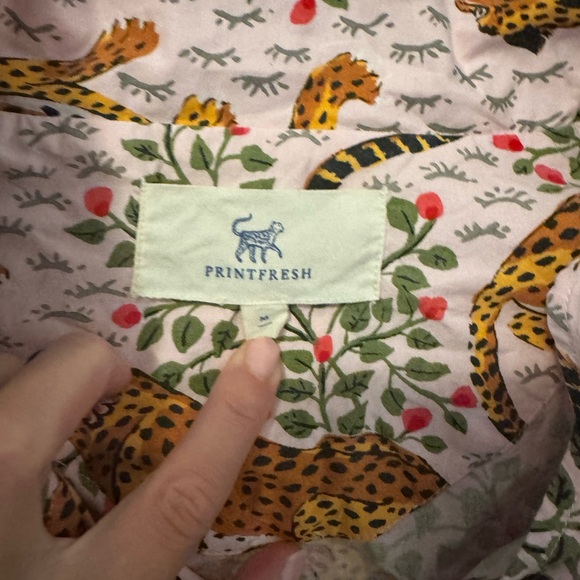 Printfresh Short PJ set in Pink Tiger Print - Picture 6 of 7